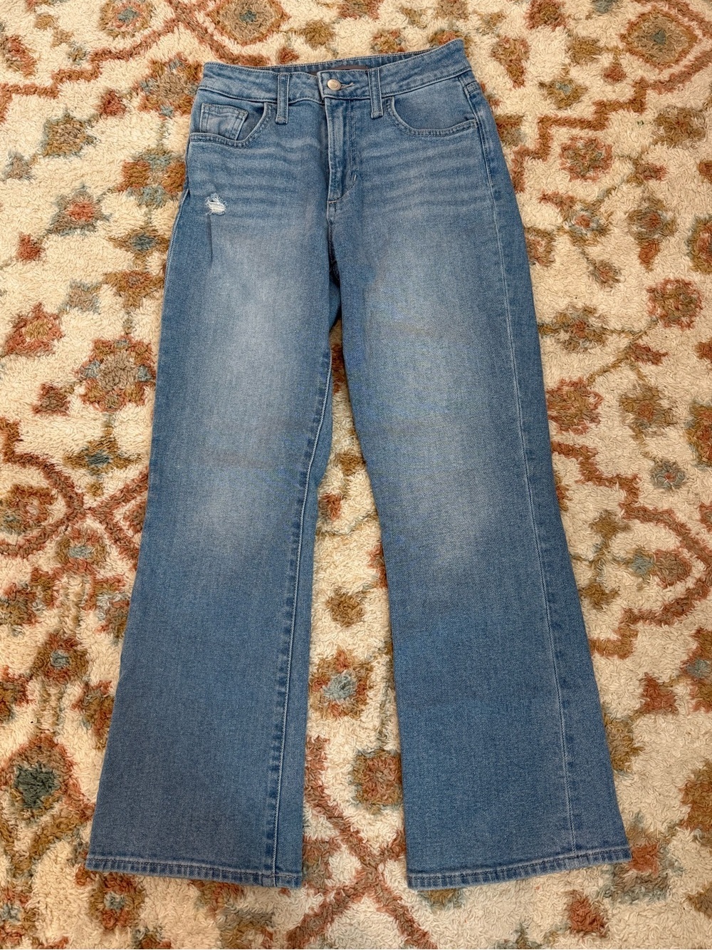 Joe’s Jeans Juliet High Rise Crop Bootcut Jeans Light Wash Size 24 - Picture 2 of 5